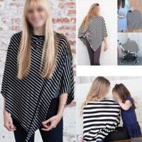 Bb Điều Dưỡng Cho Con Bú Bao Khăn Cho Bé Xe Cho Ghế Tán Hình Chữ Thập Sọc Khăn Choàng