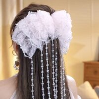 Bb Năm Mới Phúc Lợi Mùa Xuân Nơ Hạt Tua Rua Kẹp Tóc Thanh Lịch Phù Hợp Với Hương Thơm Nhỏ Phụ Kiện Tóc Nơ Kẹp Tóc