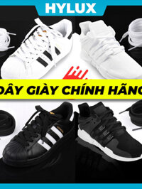 （BB-relaxation） [2 màu] Dây giày dẹt 2 lớp màu Trắng, Đen thay thế cho mọi mẫu giày chất lượng cao