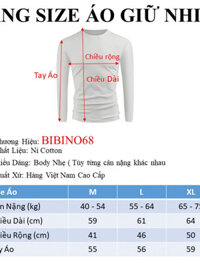 （BB-relaxation） Áo giữ nhiệt nam tay dài lót nỉ cao cấp chính hãng BIBINO68 Áo giữ nhiệt đá bóng th