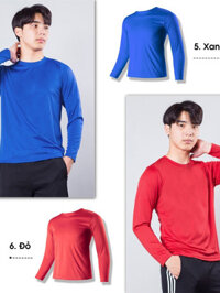 （BB-relaxation） Áo thun nam Áo thể thao giữ nhiệt nam dài tay nhiều màu thiết kế trẻ trung năng độn