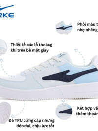 （BB-relaxation） Giày sneaker nam Erke giày đế bằng cho nam giày thể thao thời trang bộ êm ái, thoán