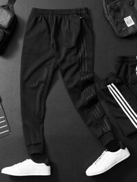 （BB-relaxation） [Hoàn Tiền 15%] Quần jogger thể thao nam nữ Quần thun dài thể dục 3 sọc