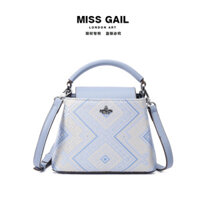 Bb827 Niche Thiết Kế Không Dính Thổ Cẩm Túi Đeo Vai Túi Xô Túi Tote Phong Cách Mới Phong Cách Dân Tộc Di Động Đeo Ngang Nữ