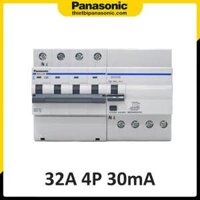 BBDE43234CNV – RCBO Panasonic 32A 4P 30mA 6kA 415V