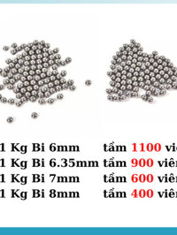 [bbhsu] 1 Kg Bi loại 6mm 7mm 8mm bằng sắt ( số lượng 1/ Kg ) Bi 6li 7li 8li