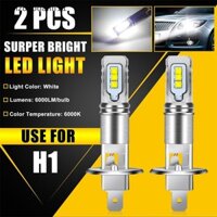[Bbnzdd] 2 Cái H1 6000K Siêu Sáng Trắng 6000LM DRL Bộ Bóng Đèn Pha LED Cao Cấp BVAH