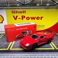 Bburago 1:64 Ferrari F40 xe hơi hợp kim mô phỏng siêu xe thật quà tặng cho bé trai DYLE