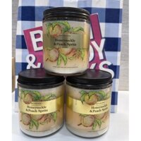 BBW nến bấc Honeysuckle&Peach Spritz