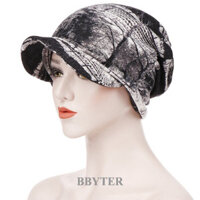 Bbyter Hồi Giáo Nữ In Hình Nón Tóc Chemo Khăn Trùm Đầu Mũ Quấn Tấm Che Nắp Mới