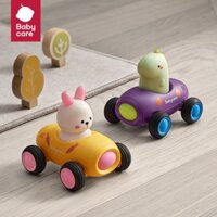 Bc Babycare Đồ chơi ô tô trẻ em Hoạt hình Bé trai và Bé gái Quán tính Xe điện Đồ chơi xếp hình cho bé