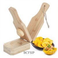 Bcf Dụng Cụ Ép Chuối 2 Trong 1 Bằng Gỗ Màu Xanh Lá Cây