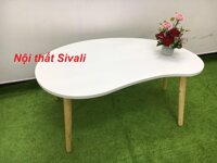 BCF05 - Bàn hình hạt xoài sofa phòng khách Sivali 100x50x45 bàn trà bàn cafe coffee cà phê