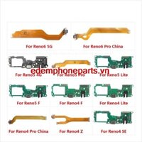 Bch- Cổng Sạc USB Jack Dock Kết Nối Ban Sạc Cáp Mềm Cho OPPO Reno6 Reno5 Reno4 F Z SE Pro Lite 5G 4G