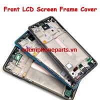 Bch- Khung Màn Hình LCD Nhà Ở Phía Trước Cho Samsung A71 A10 A51 A20 A31 A30 A21S A50 A11 A70 Vỏ Giữa Khung Viền Tấm Bao