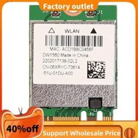Bcm94352z DW1560 M.2 Bộ chuyển đổi Wifi Thẻ không dây 1200Mbps 802.11Ac 2.4Ghz / 5G Bluetooth 4.0 NGFF Card cho hệ điều hành