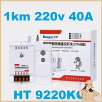 BCS Công tắc điều khiển từ xa Honest 9220 6220 1KM Bật Tắt Máy bơm nước máy Công suất lớn 30A 40A/220V