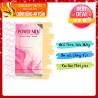 BCS Kéo Dài Thời Gian ✅FREESHIP✅ BAO CAO SU POWER MEN SUPERTHIN LONGER Chính Hãng Chất Lượng Cao Hộp 12 Chiếc