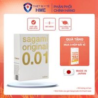 Bcs Sagami 0.01 mm H2 - Mỏng Nhất Thế Giới - Non Latex - Không Mùi Cao Su - Chống Dị Ứng - Có Tem Nhập Khẩu - 100 Hàng Chính Hãng