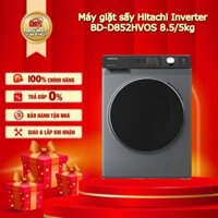 BD-D852HVOS 8.5/5kg - Máy giặt sấy Hitachi Inverter BD-D852HVOS 8.5/5kg