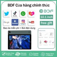 BDF Máy Tính Bảng Android 10.0 10 1 Inch Máy Tính Bảng Thông Minh Giá Rẻ Tab 8GB RAM + ROM 256GB * Bao Da Miễn Phí