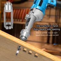 Bdgf Lỗ Vuông Mũi Khoan Adapter Mũi Khoan Cố Định Đính Kèm Khớp Mortiser Bit Power Tool Cho Tay Máy Khoan Điện VN