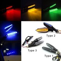 Bdj 2 Chiếc Dành Cho Xe YAMAHA Y15ZR R15 R25 MT25 MT15 MT09 RS150 Đa Năng Chảy LED Chạy Tín Hiệu Đèn Báo Xe Máy Xe Máy R MT 25 15 09
