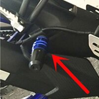 ★Bdj★ Phụ Kiện Xe Máy Khung Thanh Trượt Chống Va Đập Mũ Xả Thanh Trượt Cho KAWASAKI ZX300R Z800 Z1000 Z1000SX ZX250R