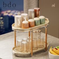 Bdo Kệ, Kệ Úp Ly Cốc Hai Tầng, Khay Để Ráo Nước, Kệ Để Bàn Phòng Khách, Kệ Trà, Kệ Để Ly Tại Nhà