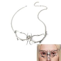 BDSM Mặt nạ mắt Cyberpunk inox bạo dâm chính hãng