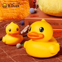 B.duck Vịt Vàng Nhỏ Cổ Điển Dòng Vịt Nổi Trẻ Em Tắm Chơi Nước Để Bàn Trang Trí Đồ Chơi Quà Tặng