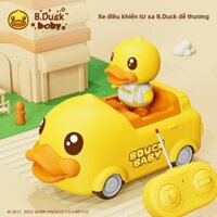 B.duck Vịt Vàng Nhỏ Đồ Chơi Trẻ Em Xe Ô Tô Điều Khiển Từ Xa Trận Cản Xe Cha Mẹ-Con Đua Tương Tác Chạy Kart Xe