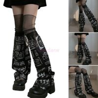Bdw Nữ Punk In Hình Chân Dài Tất loe Chân Ấm Áp Tiểu Văn Hóa Tất Chân Dài