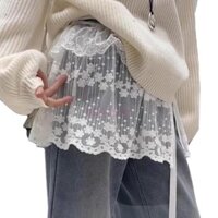 Bdw Ruffle Ren Áo Sơ Mi Extenders Cho Nữ Có Thể Điều Chỉnh Lớp Giả Top Underskirts