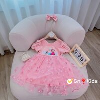 [Bé 8-18kg - Chính hãng] Váy đầm cotton bé gái công chúa Elsa cho bé gái - KEM BABY