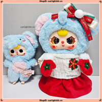 Bé ba quần áo 400%, bộ váy áo len Giáng sinh, cho bé 30cm ba búp bê 400%, 30cm-35cm