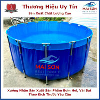 Bể Bạt Nuôi Cá Koi Khung Vanh Tròn, thương hiệu Mai Sơn