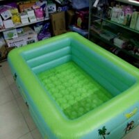 BỂ BƠI 3 TẦNG HÌNH CHỮ NHẬT 1M3 TẶNG KÈM LỌ KEO VÀ MIẾNG VÁ BỂ