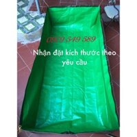 BỂ BƠI BẰNG BẠT XANH LÁ HÀNG DẦY ( 2X1.5X1),