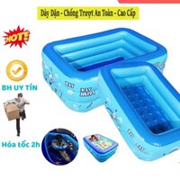 bể bơi, Bể Bơi phảo Trẻ Em 3 Tầng ⭐ Hồ Bơi Tắm Cho Bé 1M2, 1m5, 1m8, 2m1 dày dặn, bền đẹp - HÀNG LOẠI 1