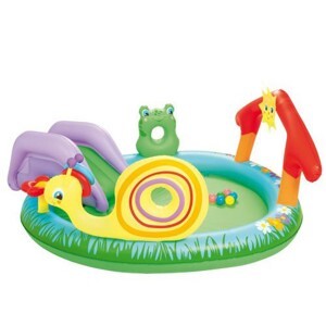 Bể bơi Bestway liên hoàn cầu trượt ốc sên 53055