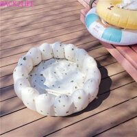 Bể bơi bơm hơi BACK2LIFE, Hàng rào hố bóng cho bé gấu PVC, Phong cách Hàn Quốc sáng tạo Hình cánh hoa ô liu Chơi bồn tắm nước Bồn tắm cho thú cưng