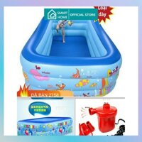 BỂ BƠI CHO BÉ Đủ Cỡ hồ bơi  phao bơm hơi cho trẻ em kèm keo + miếng VÁ dán bé MẫU MỚI 2021