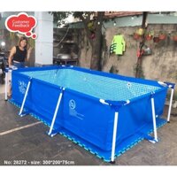 Bể bơi gia đình,INTEX 3m x 2.01m x 75cm Bảo Hành 1000 ngày , Qùa  1 phao tròn , 1 bóng , bvá