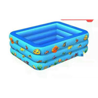 Bể bơi hình chữ nhật tặng kèm keo và miếng vá