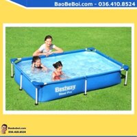 Bể bơi khung kim loại 221cm x 150cm x 43cm - Bestway 56401 BBKKL