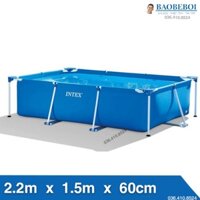bể bơi khung kim loại 2.2m x 1.5m x 60cm