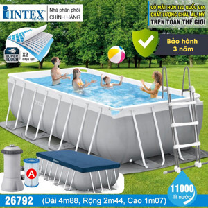 Bể bơi khung kim loại chịu lực 4m88 intex 26792