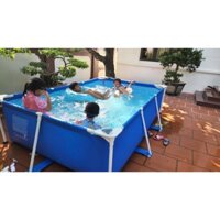 Bể bơi khung kim loại chữ nhật INTEX 28271 2M6X1M6X65CM Bảo Hành 1000 ngày