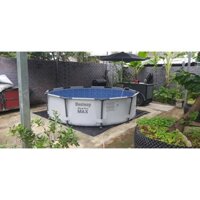 Bể bơi khung kim loại tròn chịu lực 3.05m x 76cm Bestway 56406 Siêu Bền  Bảo Hành 1000 ngày
